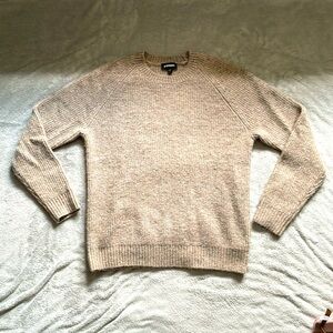 Express mens knit wool heavy weight sweater